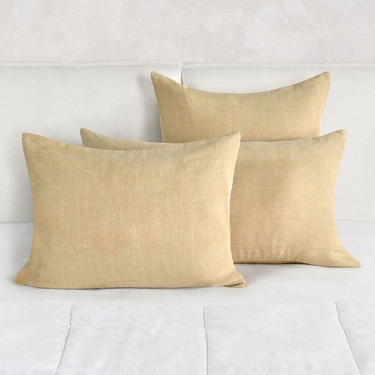 Paloma Ochre King Sham