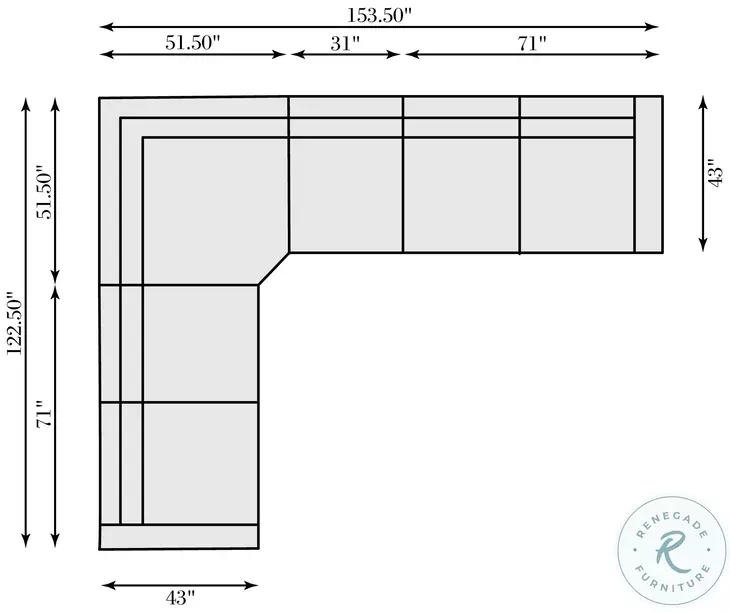 Lioni Cream Leather 4 Piece Power Reclining Sectional