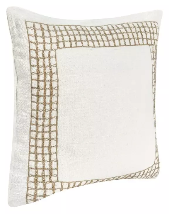 Villa Classics Marina White Square Accent Pillow Set of 2