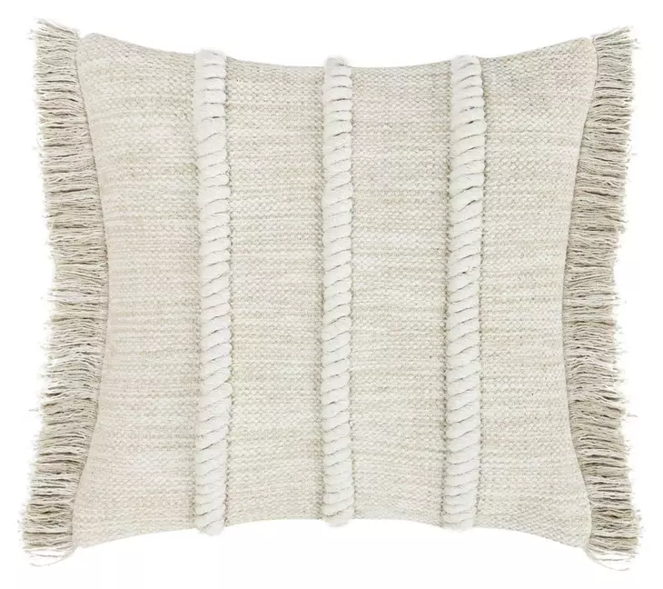 Catania Lucera Natural Square Accent Pillow Set of 2