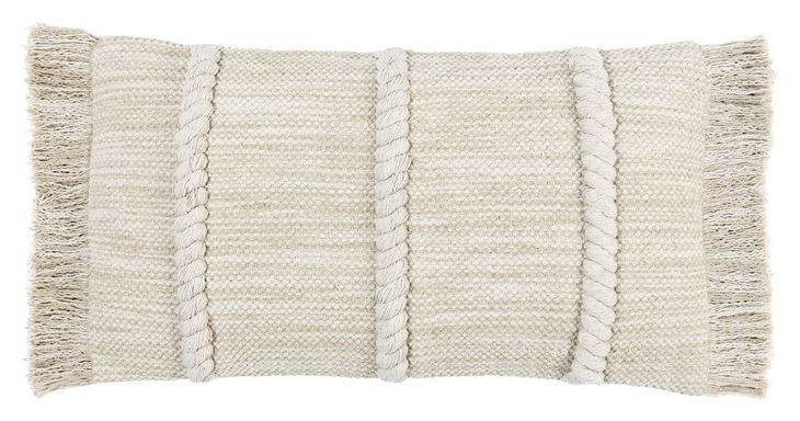 Catania Lucera Natural Rectangular Accent Pillow Set of 2