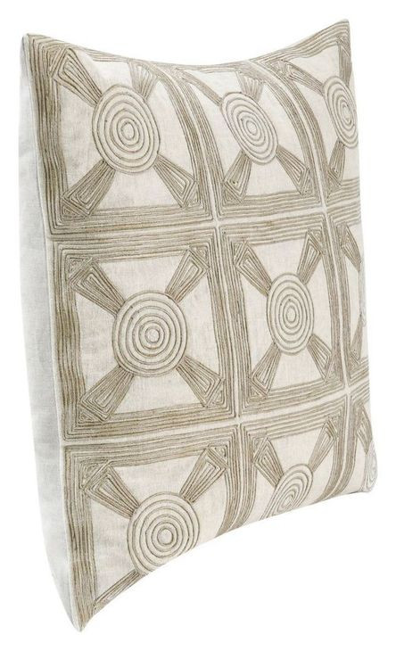 Catania Baia Natural Square Accent Pillow