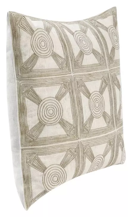 Catania Baia Natural Square Accent Pillow Set of 2