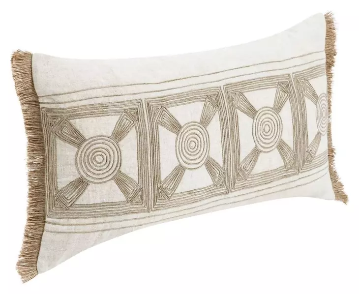 Catania Baia Natural Rectangular Accent Pillow Set of 2