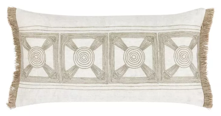 Catania Baia Natural Rectangular Accent Pillow Set of 2