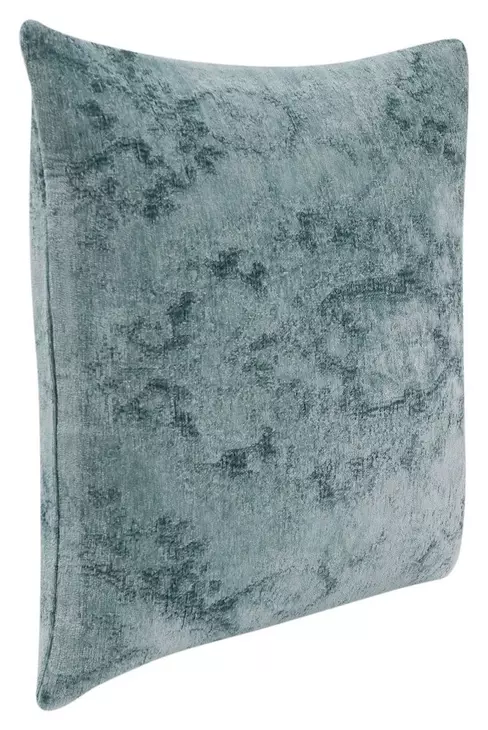 Oliver Chambray Blue Square Accent Pillow Set of 2