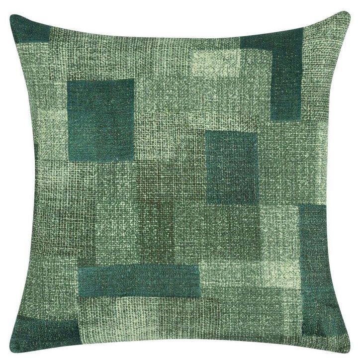 Catania Praia Viridian Green Square Accent Pillow