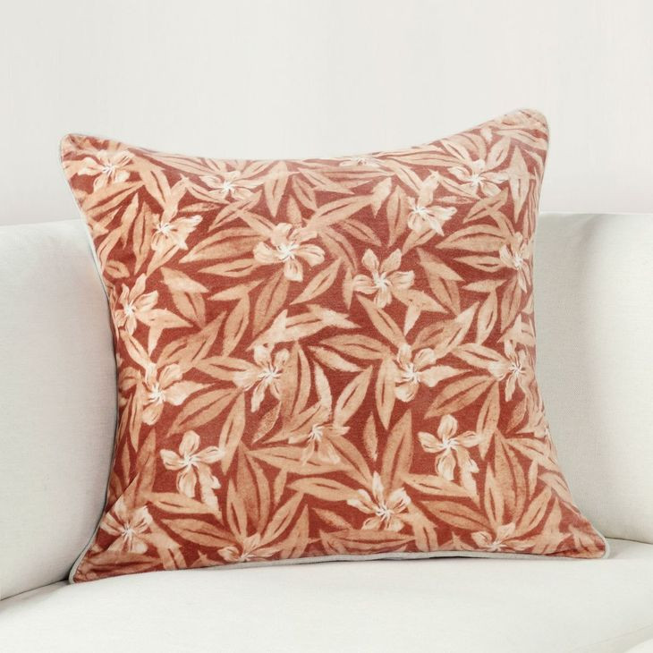 Catania Lamia Clay Square Accent Pillow