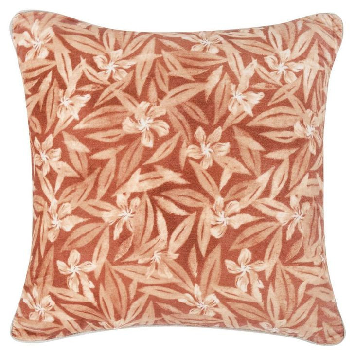 Catania Lamia Clay Square Accent Pillow