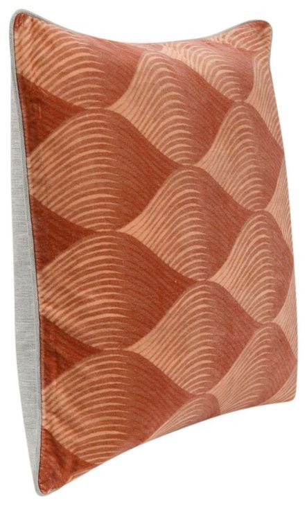 Catania Scala Clay Square Accent Pillow Set of 2