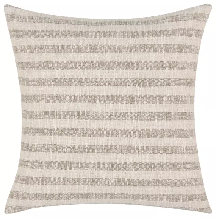 Villa Classics Linna Ivory and Natural Square Accent Pillow Set of 2