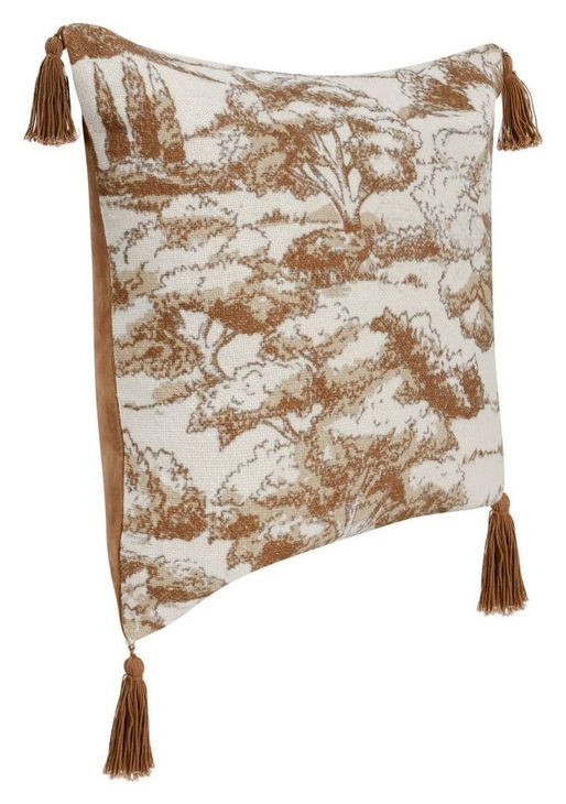 Villa Classics Stonework Clay Square Accent Pillow