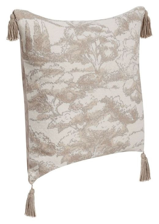 Villa Classics Stonework Natural Square Accent Pillow