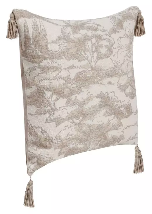 Villa Classics Stonework Natural Square Accent Pillow Set of 2