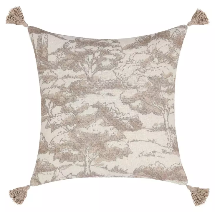 Villa Classics Stonework Natural Square Accent Pillow Set of 2
