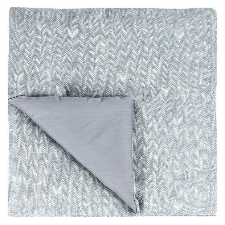 French Herringbone Storm Swatch Comforter