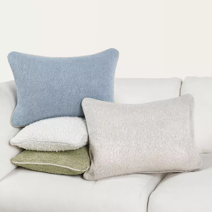 Sava Natural Rectangular Accent Pillow Set of 2