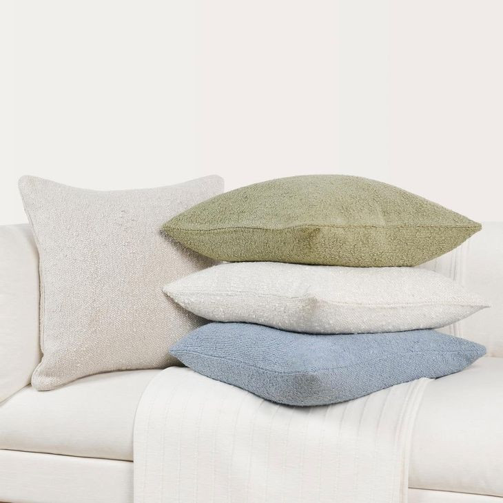 Sava Natural Square Accent Pillow