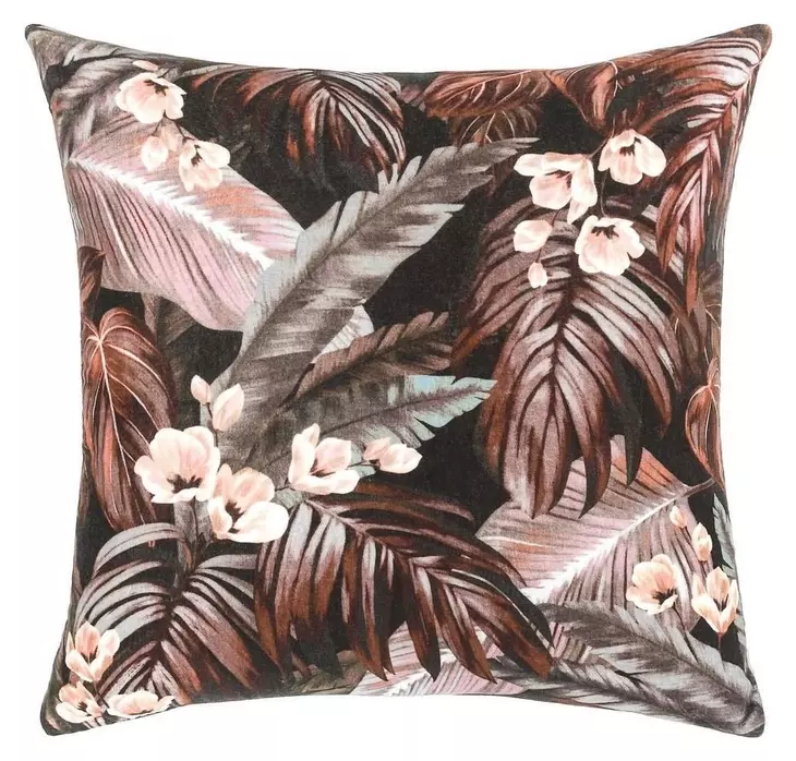 Radiant Oasis Makana Brown Square Accent Pillow Set of 2