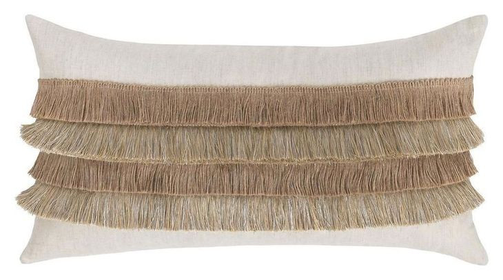 Radiant Oasis Amon Natural Rectangular Accent Pillow