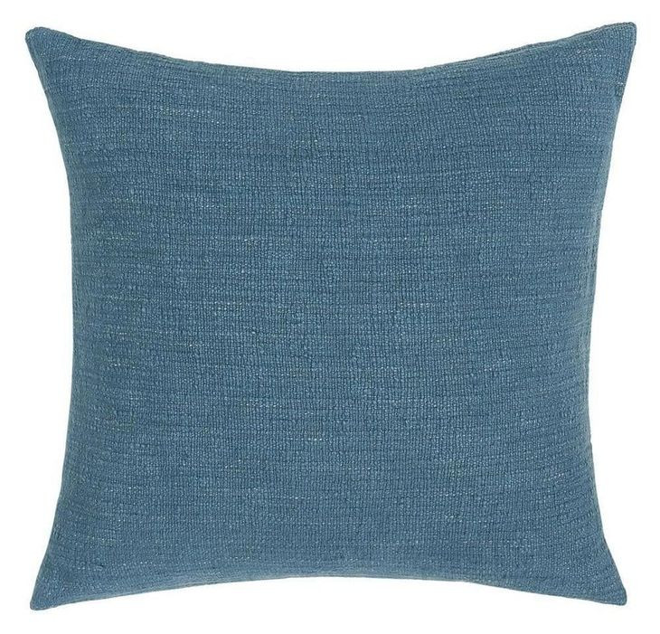 Fable Ocean Blue Square Accent Pillow