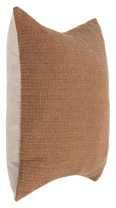 Fable Cognac Brown Square Accent Pillow Set of 2
