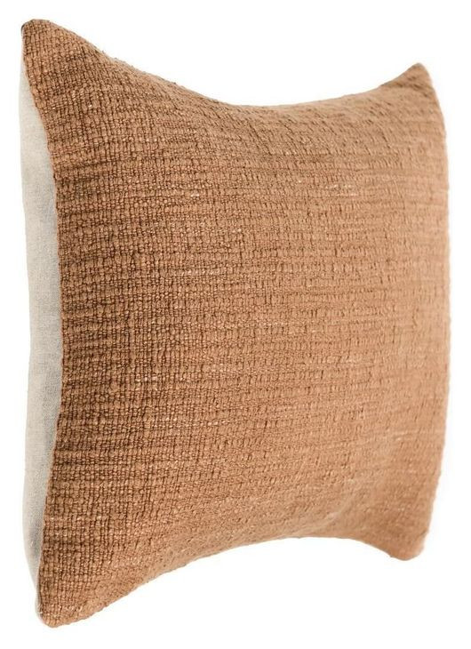 Fable Cognac Brown Rectangular Accent Pillow