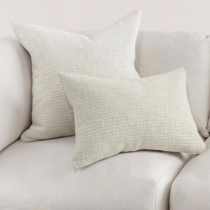 Fable Ivory Rectangular Accent Pillow