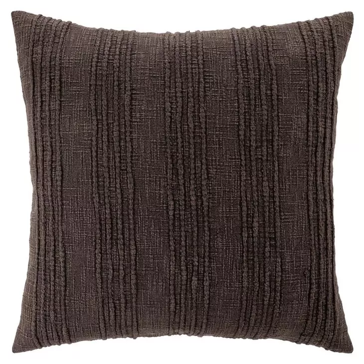 Gratitude Ganache Brown Square Accent Pillow Set of 2