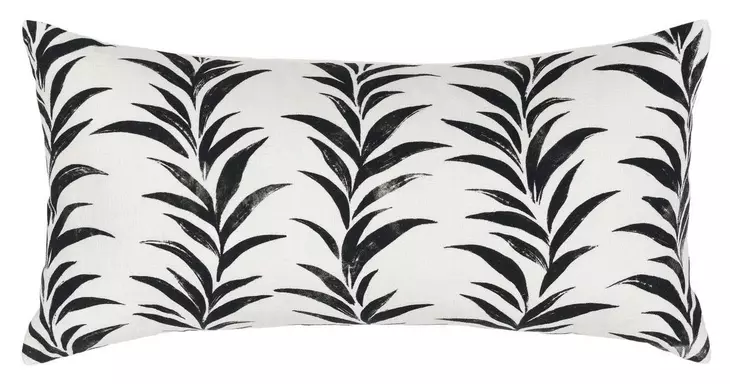 Radiant Oasis Alula Black and White Rectangular Accent Pillow Set of 2