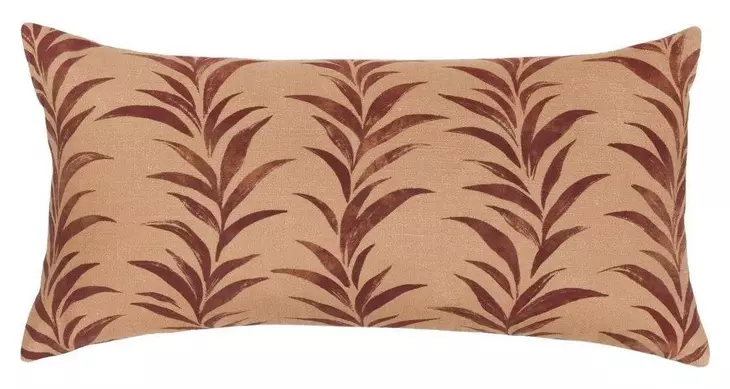 Radiant Oasis Alula Sienna and Burgundy Rectangular Accent Pillow Set of 2