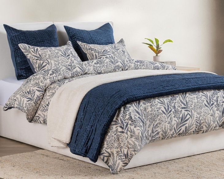 Mulberry Denim Blue Queen Duvet