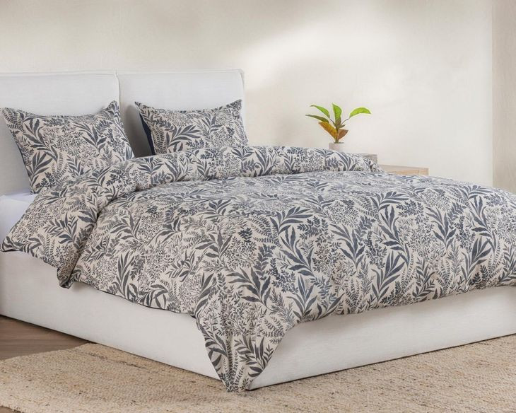 Mulberry Denim Blue Standard Sham