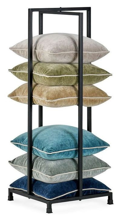 Pillow Black 54" Tower Display Rack