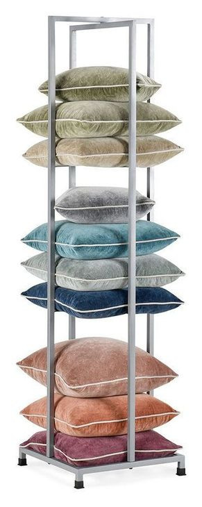 Pillow Silver 80" Tower Display Rack