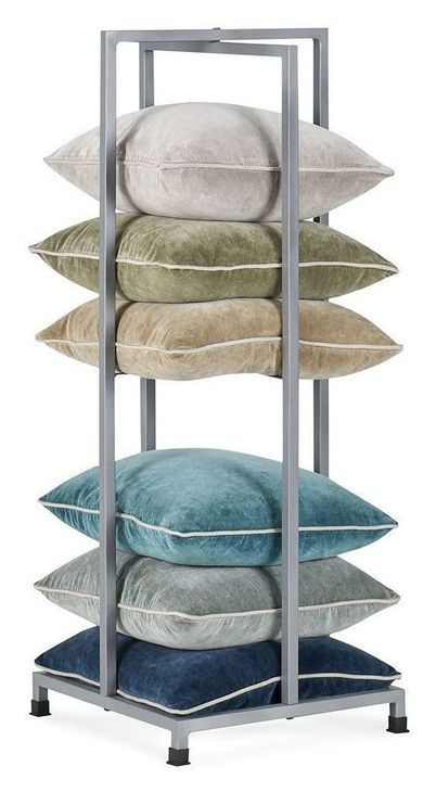 Pillow Silver 54" Tower Display Rack