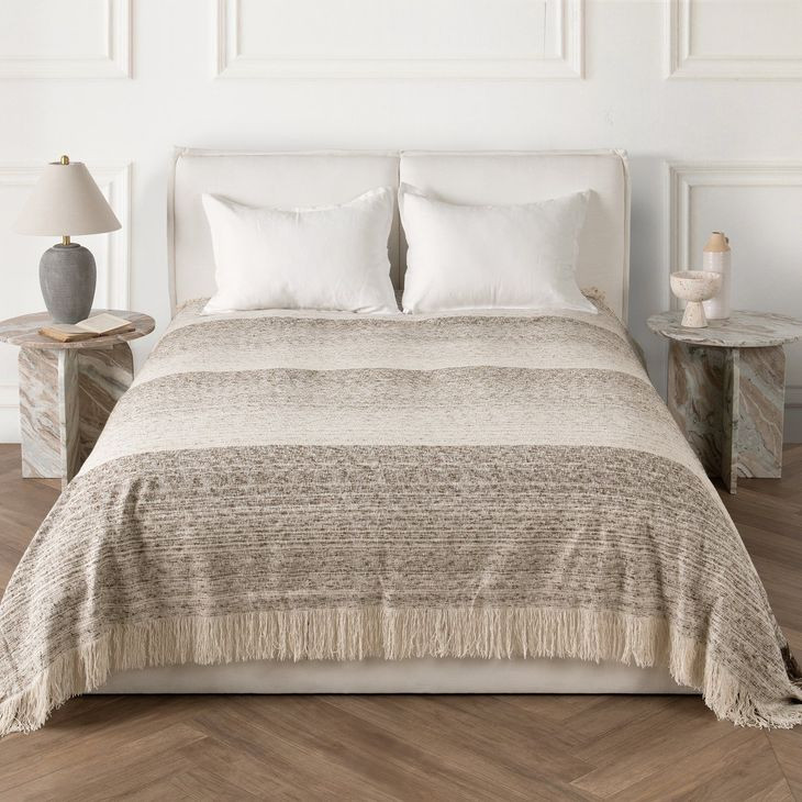 BC Beryl Cocoa Brown Queen Blanket