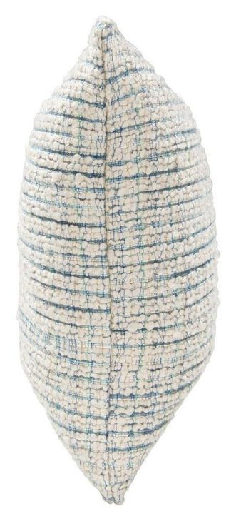 Equilibrium Trona Blue and Ivory Square Accent Pillow