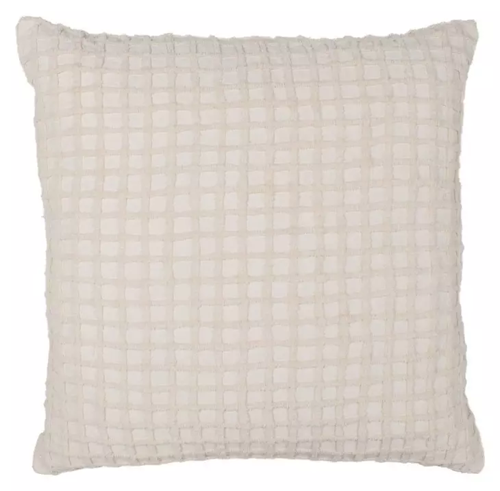 Equilibrium Ion Ivory Square Accent Pillow Set of 2