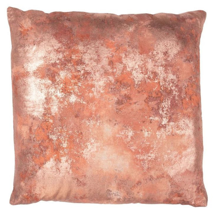 Equilibrium Onara Rose Gold Square Accent Pillow