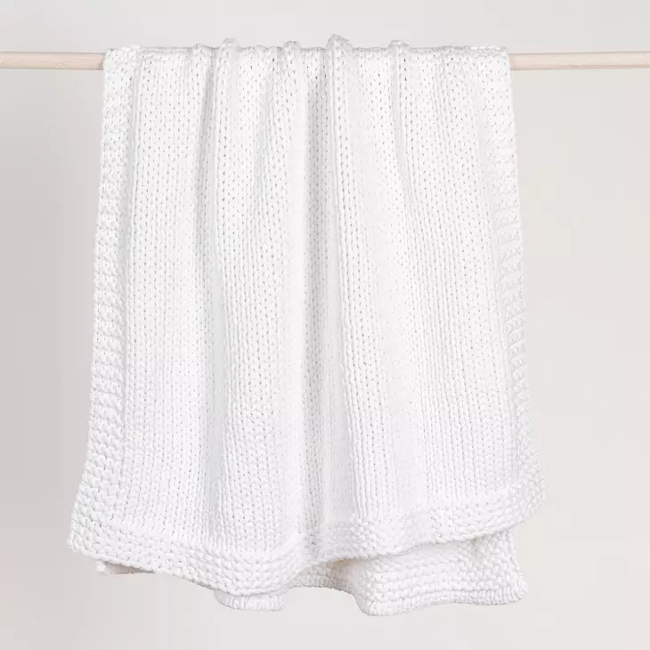 Throws Dyne White Throw
