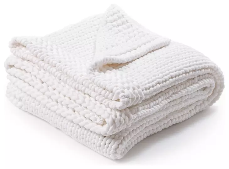 Throws Dyne White Throw