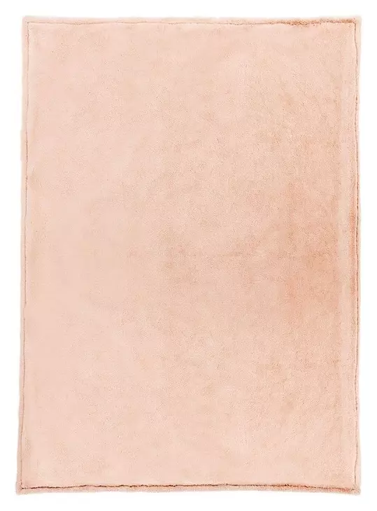 Throws Taiga Faux Fur Peach Throw