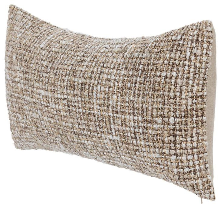 Villa Classics Porter Natural and Ivory Rectangular Accent Pillow