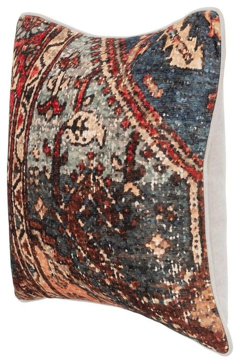 Novel Estate Westbury and Gray Square Accent Pillow