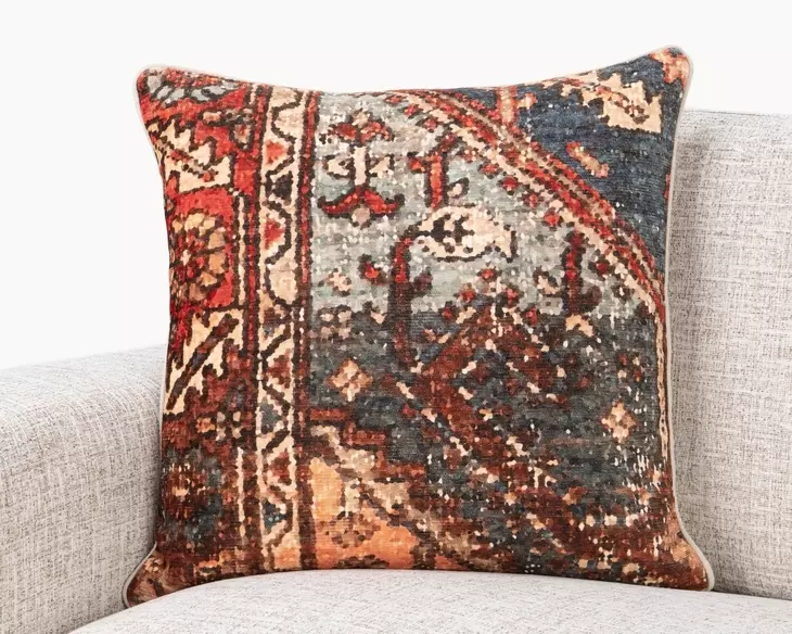 Novel Estate Westbury and Gray Square Accent Pillow Set of 2