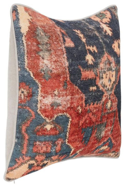 Novel Estate Fairmont and Gray Square Accent Pillow