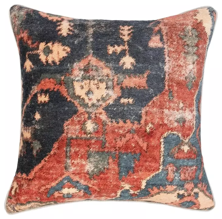Novel Estate Fairmont and Gray Square Accent Pillow Set of 2