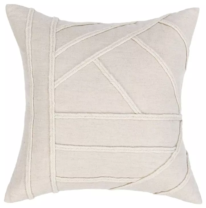 Novel Estate Langdon Natural Square Accent Pillow Set of 2