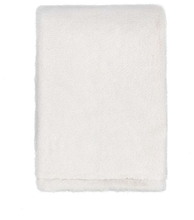 Throws Taiga Faux Fur Ivory Throw